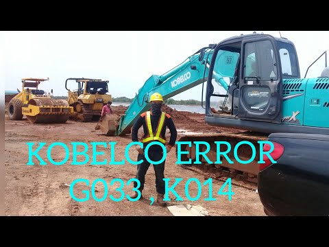 Kobelco Excavator Error G033 - K014 (PART 4)