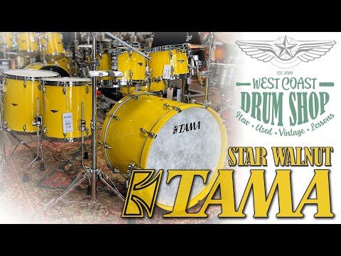 Tama Star Walnut Sunny Yellow Drum Kit