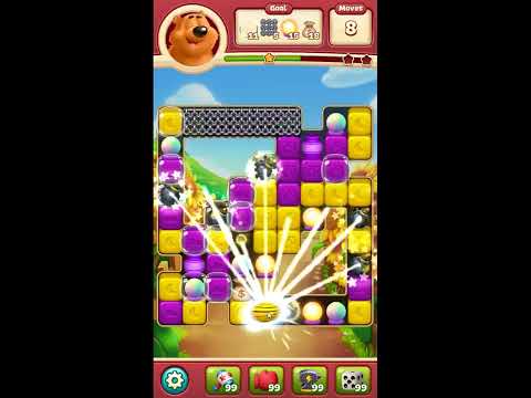 Toon Blast Level 7820 - NO BOOSTERS 🐻🐺🐱 | SKILLGAMING ✔️