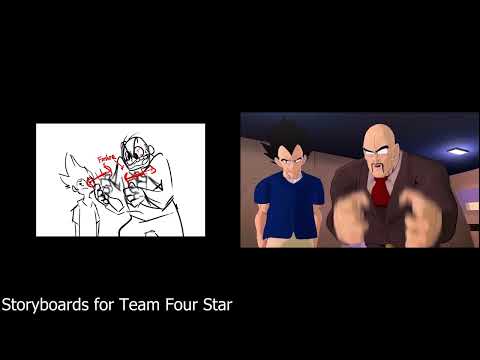 Animatic Comparison - Dragonball Z Shorts Ep1