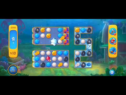 Fishdom Easy Level 12140 (with ingame lightning booster) @choraelmin