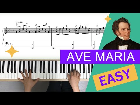 Schubert Ave Maria | Easy Piano Songs for Beginners