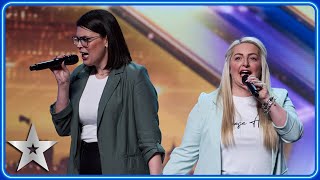 Office workers Han &amp; Fran get audience dancing with ABBA medley | Auditions | BGT 2025