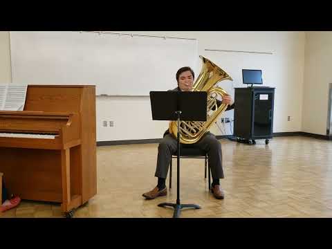 Washington State Solo competition Tuba 2022