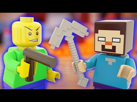 LEGO meets Minecraft 9 - Lego Wars Animation Movie!!! (Minecraft Animation)