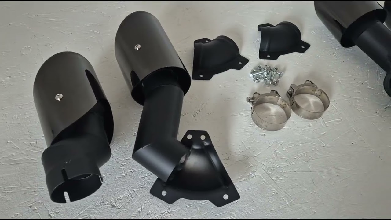 BMW X5 G05 2019–2026 Koncovky výfuku V2 Black ve stylu X5M F95 Video 1
