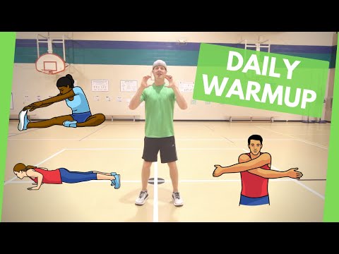 The Daily Warmup Video for Virtual PE Class