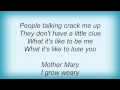 Eels - Mother Mary Lyrics