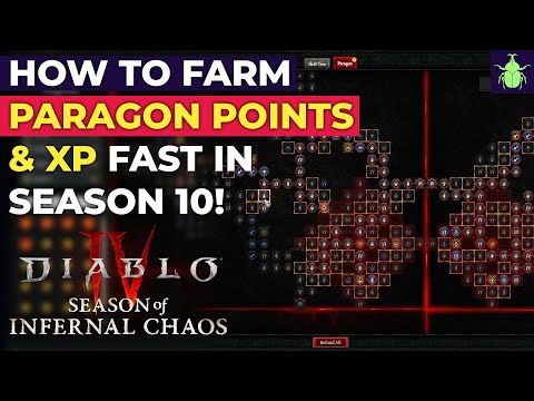 Diablo 4 - How To Farm Paragon Points & XP Fast in Season 10!