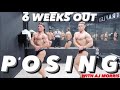 POSING WITH AJ MORRIS || 6 WEEKS OUT