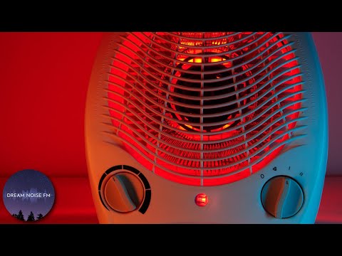 SLEEP IN 5 MINUTES! 😴 WITH DEEP FAN HEATER NOISE | BLACK SCREEN 10 HOURS