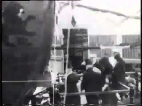 Launching HMS Lion 1910