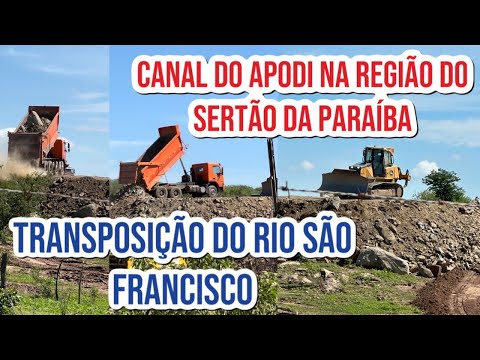 VEJAM QUE TRABALHO BONITO, CONSTRUÇÃO DO RAMAL DO APODI, TRANSPOSIÇÃO DO RIO SÃO FRANCISCO.