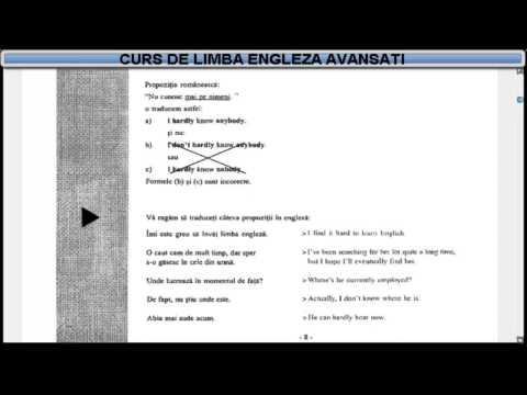 Curs de limba Engleza nivel Avansati (tema+dictionar) - Lectia 3