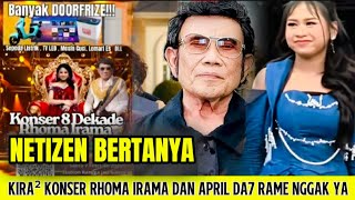 Download lagu NETIZEN BERTANYA KIRA KIRA RAME NGGAK YA KONSER RHOMA IRAMA DAN APRIL CIREBON DI 8 DEKADE  mp3