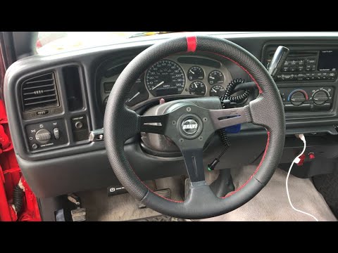 99 NBS GMC Sierra Grant Steering Wheel Install