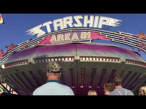 Starship Area 51 ride - Kentucky State Fair 2017