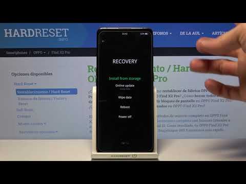 Cómo formatear OPPO Find X2 Pro - resetear, quitar bloqueo