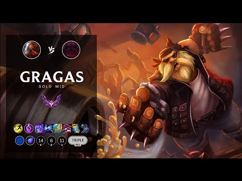 Gragas Mid vs Ornn - EUW Master Patch 12.15