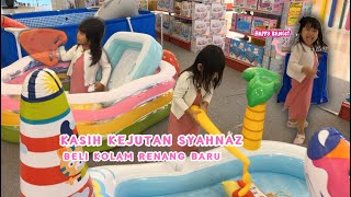 Download lagu KASIH KEJUTAN KE SYAHNAZ BELI KOLAM RENANG BARU | SYAHNAZ SENENG BANGET mp3