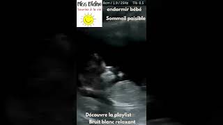 bruit blanc battements de cœur in utero endormir bébé lien en description #bruitblanc  #sommeilbébé