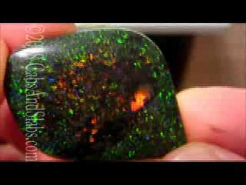 Andamooka Black Matrix Opal Designer Cabochon FC42 on CabsAndSlabs.com