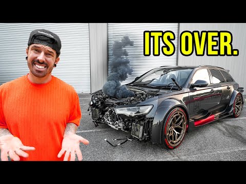 REBUILDING A WRECKED AUDI RS6 GT3 #1