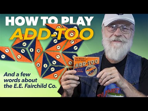 Add-Too! A clever tile game published in 1940 by All-Fair.
