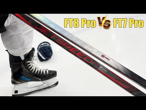 CCM JETSPEED FT8 Pro vs FT7 Pro - Hockey Stick Review
