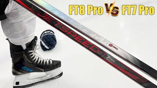 CCM JETSPEED FT8 Pro vs FT7 Pro - Hockey Stick Review
