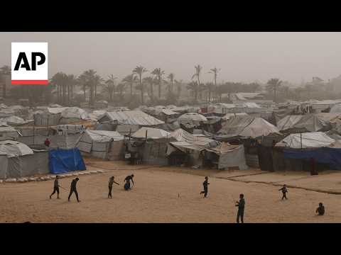 Dust storm engulfs Israel and Gaza