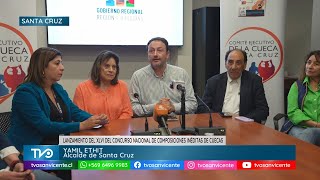 Lanzamiento del XLVI Concurso Nacional de Composiciones Inéditas de Cuecas en Santa Cruz