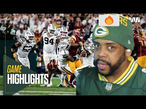 NFC CHAMPIONSHIP OR MORE?! PACKERS FAN REACTS to Commanders vs Packers | NFL Week 2 2025 Highlights