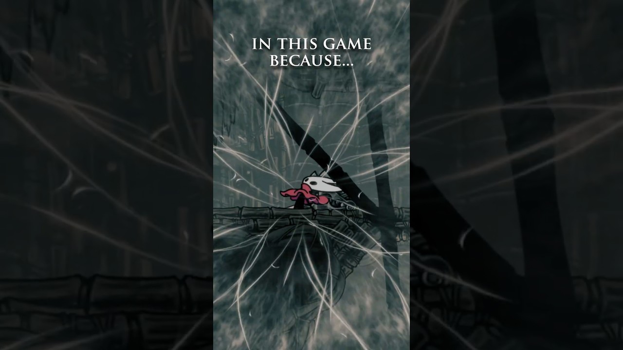 This is Genius... Hollow Knight Silk Song's Dark Souls Vibes