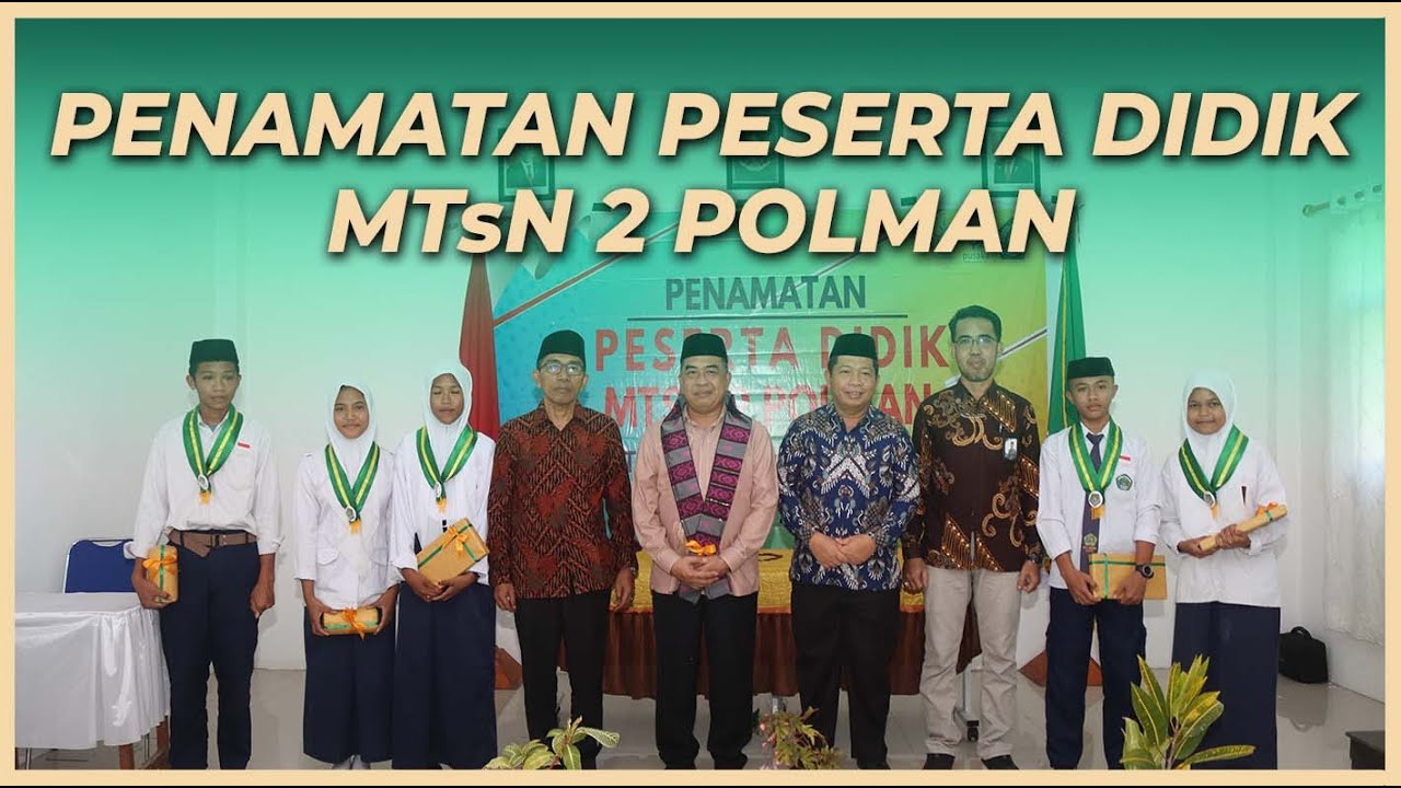 Penamatan Peserta Didik MTsN 2 Polman