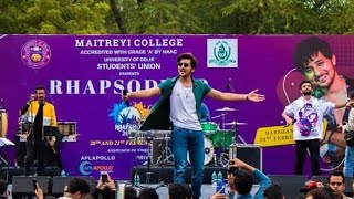 Darshan Raval live Performance in maitreyi | Kamariya song | Rhapsody2k20| Delhi University| DU News