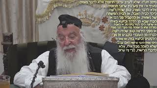 731הלכה יומית סימן תט"ו- שלא לערב ערובי תחומין אלא לדבר מצווה (סעיף א'-ד') הרב בניהו שמואלי