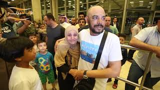 لحظة وصول الأردنيين من كازخستان