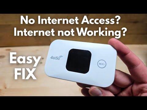 FIX - Internet Not Working - 4G/5G LTE Router MiFi WiFi Portable Hotspot - No Internet Access