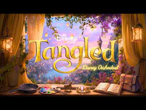 Disney Symphony | Rapunzel’s Tower at Sunset 🏰☀️ Music for Study, Calm and Focus
