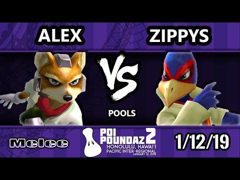 Poi Poundaz 2 - Zippys (Falco) Vs. Alex (Fox) SSBM Singles Pools