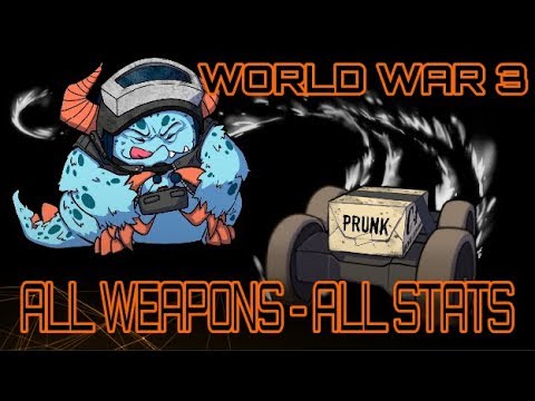 World War 3 - All weapon stats