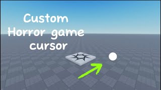 Roblox studio horror game custom cursor (Tutorial)