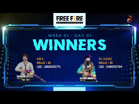 Free Fire Live Game HIGHLIGHTS 🎬 Week 01 Day 01 Winners | Bright Fox Live