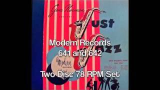 Modern Records 641 & 642. Gene Norman presents Just Jazz.