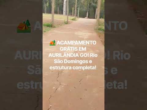 Nesse vídeo levo a Aurilândia, Goiás, pra conhecer um lugar lindo e totalmente gratuito pra acampar!