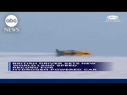 New land speed record for hydrogen-powered car