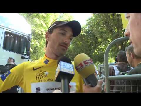 Lance Armstrong, Fabian Cancellara and Thor Hushovd stg 4 2010 TDF