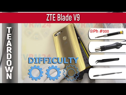 Как разобрать 📱 ZTE Blade V9 Разборка и ремонт