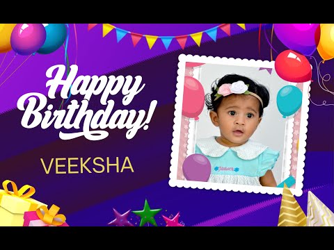 VEEKSHA | 1st Birthday  Celebratations.